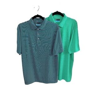 PGA Tours men’s golf shirts, 2 identical shirts. business casual polo.